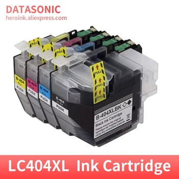  чернильный картридж 4 вида цветов LC404 LC404XL LC404XLBK, Совместимый С Чернильным картриджем для принтера Brother MFC-J1205W, MFC-J1215W
