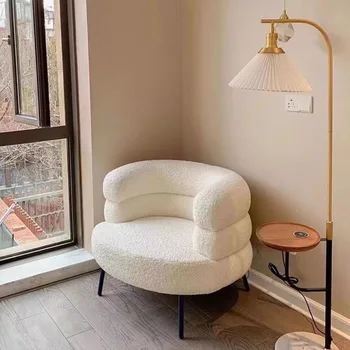  Скандинавское Современное Дизайнерское кресло для взрослых, Ленивый Милый Стул Cliq, Одноместный Стул для гостиной Poltrona Para Sala De Estrar, Мебель для гостиной