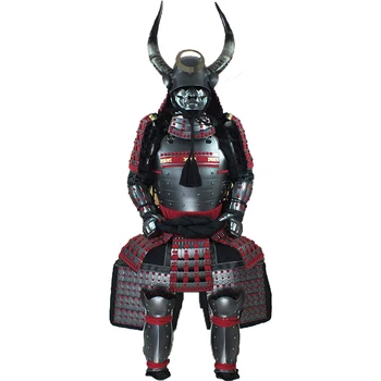  Японские самурайские доспехи Древних генералов Миямото Мусаси Тоусей Гусоку, Японские доспехи воина, шлем, пригодный для носки костюм