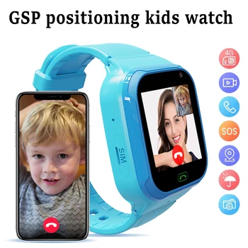  4G Sim-карта, детские GPS-смарт-часы, телефон SOS, умные часы для детей, Водонепроницаемый IP67, детский подарок, умные часы для IOS Android