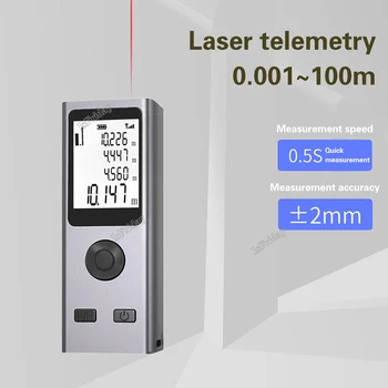  Мини Умный Лазерный Дальномер Intelligent 30M Digital Laser Rangefinde Usb Зарядка Перезаряжаемый Ручной Дальномер