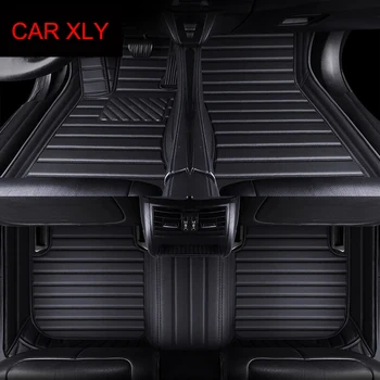  Автомобильные Коврики в полоску на заказ для Mitsubishi ASX RVR 2013-2022 года выпуска Детали интерьера Автоаксессуары Ковер