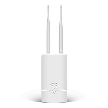  Беспроводной маршрутизатор Wi-Fi AP 2,4 G 300 Мбит/с с антенной 2X5dbi, поддержка Poe и источника питания постоянного тока для наружного монитора