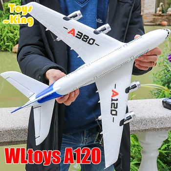  Wltoys XK A120 Радиоуправляемый Самолет 3CH 2,4 G EPP Машина с Дистанционным Управлением Самолет с Неподвижным крылом RTF A380 Радиоуправляемая Модель Самолета Игрушка на открытом Воздухе для Детей