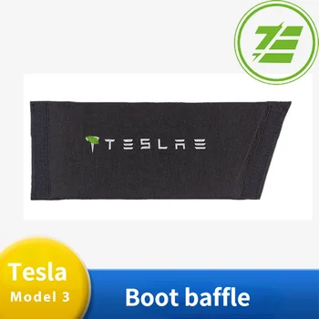  Для Tesla Модель 3 2021 Детали Перегородки багажника Багажника Автомобиля Задняя перегородка для хранения Скрытый ящик для хранения автомобильных аксессуаров модели 3