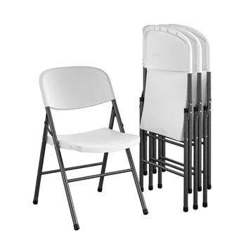  Опоры, складной стул из смолы премиум-класса, 4 упаковки, белые обеденные стулья из 4 шт., мебель для дома в современном стиле