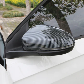  2 шт./компл. Защитная Наклейка на Зеркало заднего вида из Углеродного волокна для Volkswagen VW T-cross Tcross 2018-2023