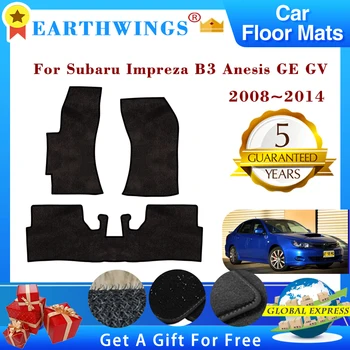  Автомобильные Коврики Для Subaru Impreza B3 Anesis GE GV 2008 ~ 2014 Ковры Панель Подножки Ковровое Покрытие Противоскользящая Накладка Для Ног Автоаксессуары