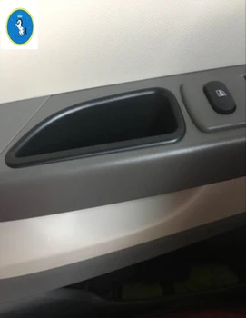  Yimaautotrims Автоаксессуар Передняя дверь Подлокотник Поддон для хранения Контейнер Коробка Чехол Комплект для Renault Captur 2014 2015 2016 Пластик