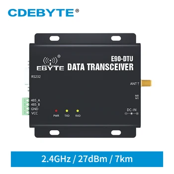  CDEBYTE E90-DTU (2G4L27) Новое беспроводное цифровое радио LoRa 2,4 ГГц 27 дБм 500 МВт RS232/RS485 LBT FEC 7 км Коммуникационный модуль LoRa