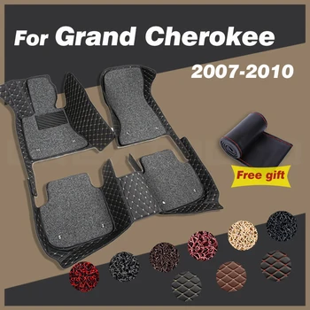  Автомобильные коврики для Jeep Grand Cherokee 2007 2008 2009 2010, автомобильные накладки для ног, Ковер на заказ, Аксессуары для интерьера, детали украшения