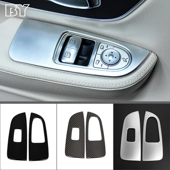  Автомобильные аксессуары, кнопки для подъема оконного стекла, рамка, наклейка, накладка для Mercedes Benz V Class V250 V260 15-21 LHD