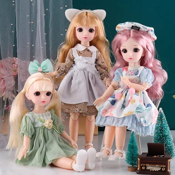  Модная кукла принцессы 30 см (вариант B) или одежда (вариант A) Аксессуары 1/6 Bjd кукла Детский подарок на день рождения игрушки для девочек