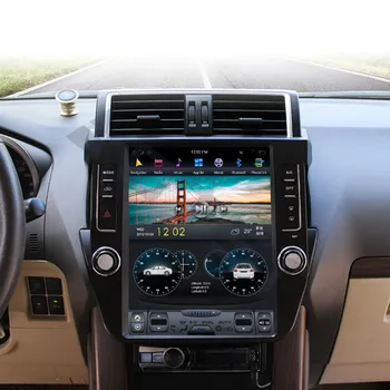  Для Toyota Land Cruiser Prado 150 2014-2017 Tesla, автомобильный мультимедийный плеер с Вертикальным экраном, Android-магнитофон, GPS-навигация