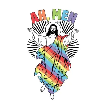  RuleMyLife 8,7 см * 15 см Забавная наклейка для мужчин, геев, Иисуса, ПВХ, мотоцикла, автомобиля, 11-00379