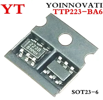  100 шт. Новый сенсорный ключ IC, совместимый с TTP223-BA6 TTP223 BA6 SOT23-6, лучшее качество