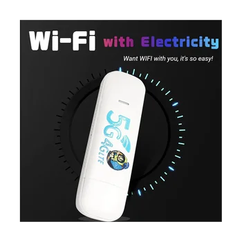 Беспроводной WiFi-маршрутизатор 4G LTE, покрытие высокоскоростной передачи, стабильный сигнал, портативный USB-WiFi-маршрутизатор со слотом для SIM-карты