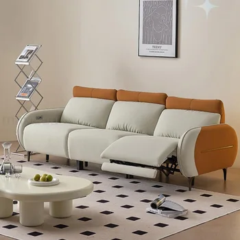 Роскошный Секционный диван со спальным местом, Простота Гостиной, Электрический диван, Расслабляющие Ленивые Маленькие диваны Wohnzimmer, мебель для спальни, WXHYH