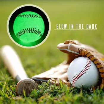  Светящийся Бейсбол, ночное свечение, Бейсбол, светящийся в темноте, загорающийся бейсбол, Тренировочный бейсбол, светящийся для ночных тренировок, подарок для детей