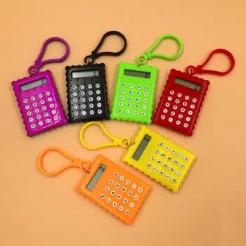  Бутик канцелярских принадлежностей, Маленький квадратный калькулятор, персонализированный мини-карамельный цвет, школьная и офисная электроника, креативный калькулятор.