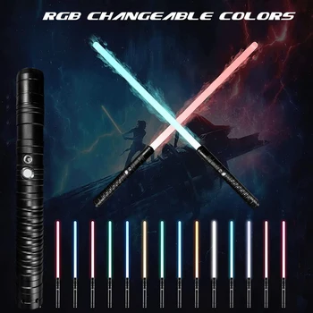 RGB Световой Меч Металлический лазерный меч игрушечный Световой Меч Игрушки Espada Brinquedos Sabre De Luz Juguetes Kpop Lightstick Zabawki Oyuncak