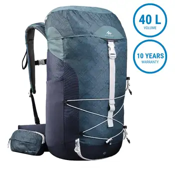  рюкзак Quechua MH100, Походный Рюкзак для взрослых объемом 40 л, Унисекс, Синий