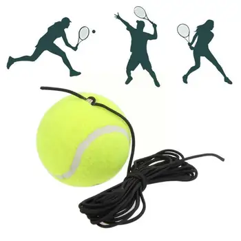  Профессиональный теннисный тренировочный мяч С эластичной веревкой Тренировочные мячи Мяч С Шлейфом Теннисный Портативный струнный отскок C6P2