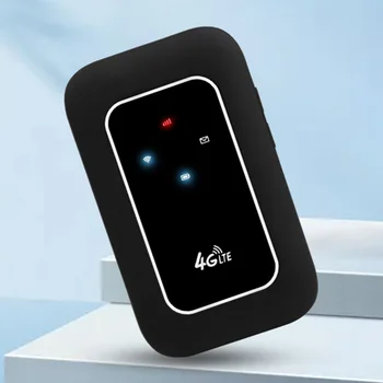  150 Мбит/с WiFi Модем 2100 мАч 4G Беспроводной Маршрутизатор Портативная Точка доступа Wi-Fi со слотом для SIM-карты Широкий Охват для Путешествий на открытом воздухе