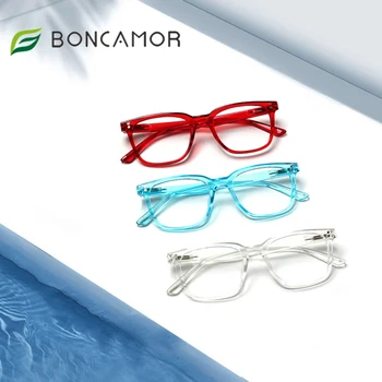  Очки для чтения Boncamor, Блокирующие Синий Свет, Анти-УФ, Удобные HD-Ридеры для Мужчин и женщин