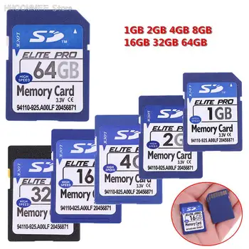  1 шт. SD-карта 1 ГБ 2 ГБ 4 ГБ 8 Гб 16 ГБ 32 ГБ Защищенная цифровая карта флэш-памяти с чехлом