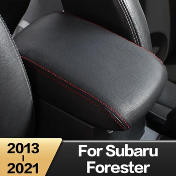  1X Для Subaru Forester 2013- 2016 2017 2018 2019 2020 2021 Автомобильные подлокотники, крышка коробки, декоративные аксессуары для интерьера, центральная консоль