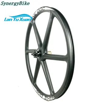  Полностью углеродистые 30 мм Ширина 30 мм Глубина 26ER MTB Колеса 6-спицевое велосипедное колесо