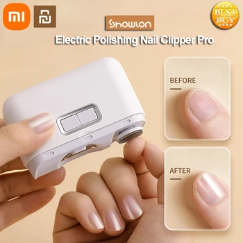  Xiaomi Электрическая машинка для стрижки ногтей Pro 2в1, Триммер для полировки ногтей, USB Перезаряжаемый, автоматическая шлифовка ногтей для инструментов по уходу за ребенком и взрослыми