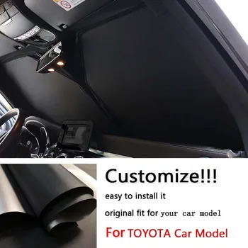  Подгоняйте подходящий Складной Теплоизоляционный Козырек от Солнца На Лобовом стекле Автомобиля для Toyota GX460/GX400 SIENNA HILUX REVO RUNX