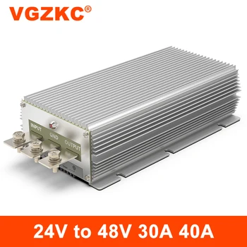  VGZKC от 24 В до 48 В 30A 40A Модуль повышения мощности постоянного тока от 24 В до 48 В 1920 Вт автомобильный преобразователь мощности-усилитель