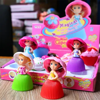  12 шт./компл., мини-мультяшные куклы Принцессы-кексы, игрушки, Креативная Трансформированная Милая кукла-торт, красивая игрушка для девочек, подарки на день рождения