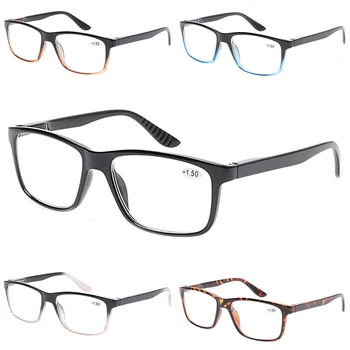  Henotin Высококачественная пластиковая оправа с пружинным шарниром, очки для дальнозоркости для мужчин и женщин, очки для чтения HD с диоптриями +1.0+2.0+.....