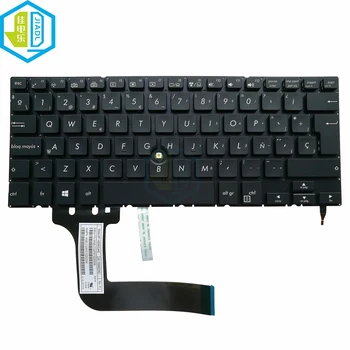  Ноутбук Великобритания Турция Испанская Клавиатура С Подсветкой Для ASUS Pro BU201 BU201LA BU202 0KNB0-2100SP00 Клавиатуры Trackpoint С подсветкой