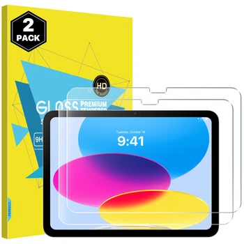  Защитная пленка MoKo для iPad 10-го поколения с твердостью 10,9 дюйма 2022,9 H, прозрачное высокочувствительное закаленное стекло для iPad 10-го поколения