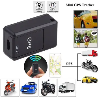  Автомобильный GPS-трекер Mini GF-07, отслеживающее локаторное устройство в режиме реального времени, магнитный GPS-трекер, локатор транспортного средства в режиме реального времени, Прямая поставка
