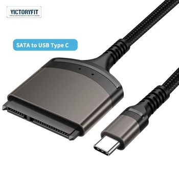  Кабель USB 3.0/Type C к SATA 7 + 15 22-контактный, Адаптер для внешнего жесткого диска HDD SSD для Windows 7/8/10 Поддерживает передачу данных со скоростью 6 Гбит/с