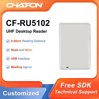  CHAFON CF-RU5102 UHF Настольный USB RFID Считыватель Writer ISO18000-6C для Системы контроля доступа Бесплатное Демонстрационное программное обеспечение