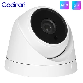  Gadinan 5MP 1080P AHD Мини Домашняя камера видеонаблюдения, Широкоугольный объектив 2,8 мм, Видеонаблюдение, ИК Ночного видения, Защита безопасности