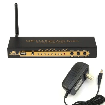  HD851BT DTS AC3 5.1 Аудио Конвертер Декодер HDMI Экстрактор 4K ARC SPDIF Коаксиальный Оптический Разветвитель с Bluetooth-Вилкой США
