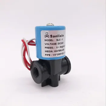  SLC-1 высококачественный 2-ходовой Пластиковый диспенсер для воды, мини электромагнитный клапан 1/8 