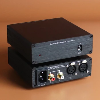  Высококачественный аудио конвертер Hi-FI XLR в RCA, преобразование аудиосигнала RCA в XLR 110 В/220 В