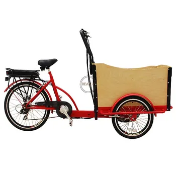  Взрослый Трехколесный велосипед Электрический Грузовой Велосипед для Перевозки детей Домашнего использования 4 Места для продажи