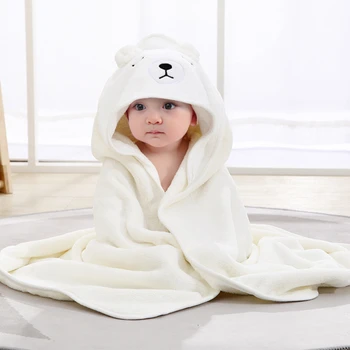  80x80 Одеяло для новорожденных, Хлопковое Флисовое одеяло для ребенка 0-12 месяцев, 4 сезона, Впитывающее теплое одеяло, Детское банное полотенце