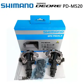 Shimano Deore SLX XT PD M520 Педаль для MTB Велосипеда с Самоблокирующимся Замком Ножная Педаль Для Горного Велосипеда Запчасти для Педалей Для Велоспорта