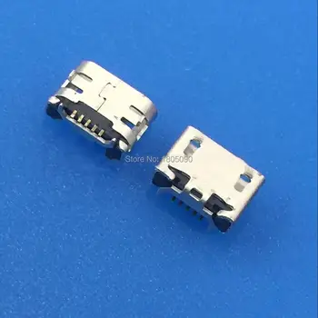  100 шт. micro USB 5pin разъем из бычьего рога с плоским краем 7,2*4,85 мм Пластинчатая розетка Мини-разъем для Sony VIV0 X1 X3 зарядный хвостовой штекер